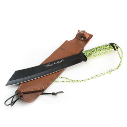 الرماية - ساطور رامبومع جراب جلدي