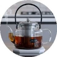 غلايات الشاي الزجاجية