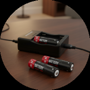 البطاريات وشواحن البطاريات