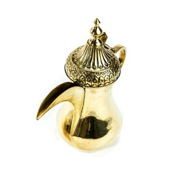 دلة  ذهبي وسط