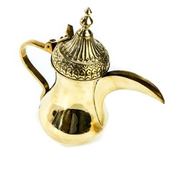 دلة  ذهبي وسط
