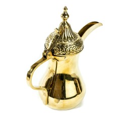 دلة  ذهبي وسط