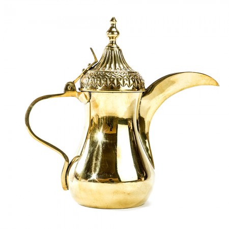 دلة  ذهبي وسط