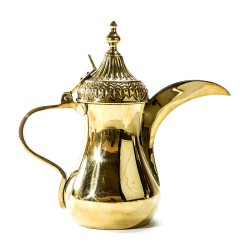 دلة  ذهبي وسط