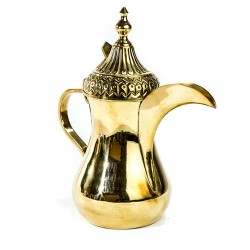 دلة  ذهبي وسط