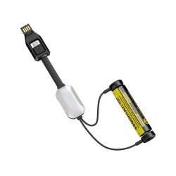 شاحن بطارية محمول مغناطيسي USB نايت كور LC10 مع بطارية احتياطية 