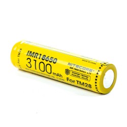 بطارية كشاف نايت كور TM28 - IMR3100