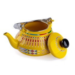ابريق شاي نقش عسيري - ماركة الرماية 