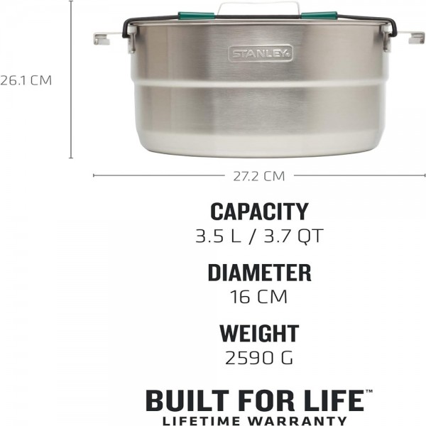 طقم اواني طهي ادفنتشر للتخييم - ماركة ستانلي