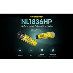 بطارية نايتكور قابلة للشحن 3600 أمبير  - NL1836HP