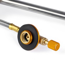 شعلة غاز بخرطوم 100 سم وصمام تحكم