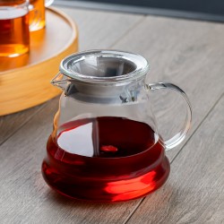 إبريق قهوة زجاجي - 600 مل