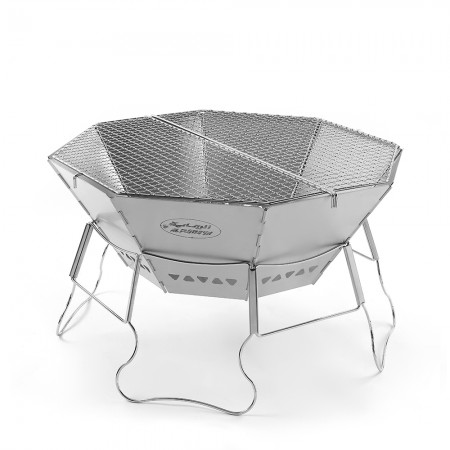 منقل وشواية ستانلس ستيل مع جراب - الرماية