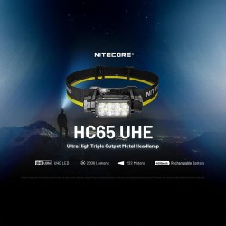 كشاف رأس معدني ثلاثي الإضاءة فائق السطوع – HC65 UHE – ماركة نايتكور