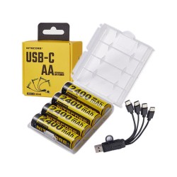 بطارية قبل للشحن بمنفذ  2400mAh - USB-C  2400mAh- ماركة نايتكور  