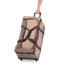 الرماية - حقيبة سفر وتخييم ضخمة 110 لتر بمقبض سحب | أكسفورد 600D