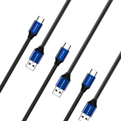 سلك شحن UAC20 تايب سي 2.0 Nylon  - ماركة نايتكور