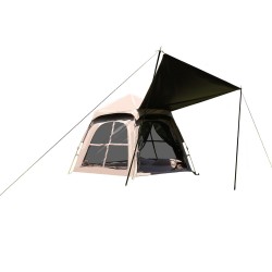الرماية - خيمة سريعة التركيب - 280×240×155 سم - بيج