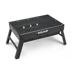 منقل فحم بشبك للشواء - ماركة جو كامب 