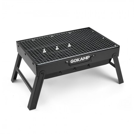 منقل فحم بشبك للشواء - ماركة جو كامب