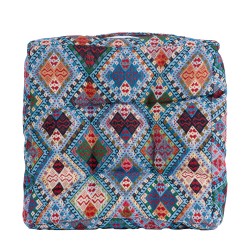 الرماية - وسادة كرسي قماش تراثي ومسند أرضي ملون (40×40×10) سم 