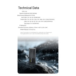 مخزن طاقة  أن بي بلس 10000 ملي أمبير - ماركة نايتكور