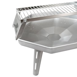 الرماية - شواية فحم منقل قابل للطي - 43.6×43.6×28.5 سم