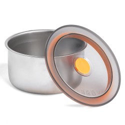 الرماية - حافظات طعام ستانلس ستيل 4  قطع