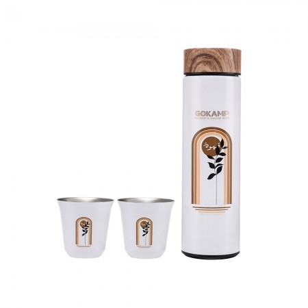 جوكامب - حافظة مع كوبين - 480 مل