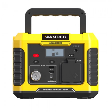 واندر - محطة طاقة محمولة متطورة بقدرة 500 واط