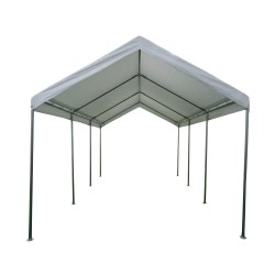 مظلة ألومنيوم خارجية - أبيض 