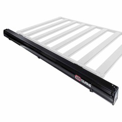 أي آر بي 814415 - مظلة مع غطاء ألومنيوم أسود خفيف 3000 مم × 2500 مم  