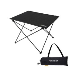 واندر - طاولة تخييم قابلة للطي (63×51.5×45) سم - شديدة التحمل بقلب ألمنيوم
