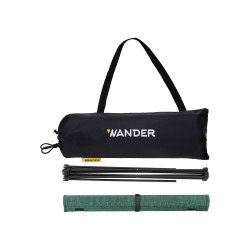 واندر - طاولة تخييم قابلة للطي (63×51.5×45) سم - شديدة التحمل بقلب ألمنيوم