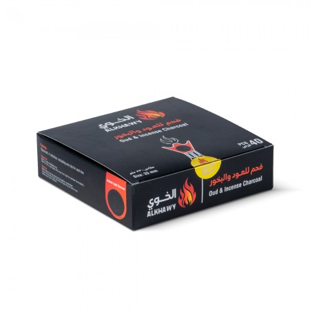 الخوي - فحم بخور  33 مم - 40 قرص