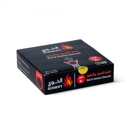 الخوي - فحم بخور كبير 45 مم - 40 قرص 