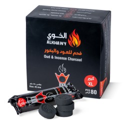 الخوي - فحم بخور كبير 45 مم - 80 قرص