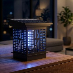 صاعق حشرات شمسي (GLT-2B) بقوة 2800 فولت وبطارية 8000mAh