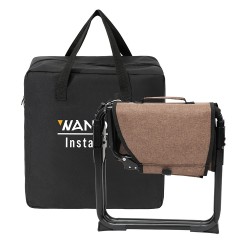 واندر - كرسي إنستا كيوب القابل للطي - بني | سعة تحميل 150 كجم