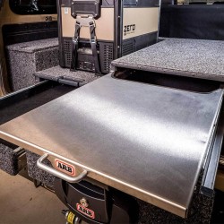 أي آر بي (RDTAB1355) - طاولة أدراج ستانلس ستيل للرحلات والتخييم