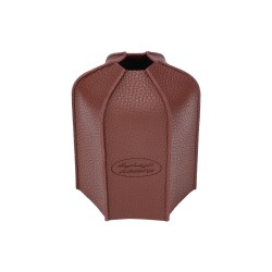 الرماية - حامي عبوة غاز بني - غطاء جلد صناعي للرحلات