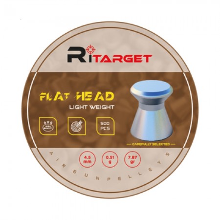 رصاص صتم ريتارجت عيار 4.5 مم وزن 7.87 جرين - 500 طلقة دقيقة