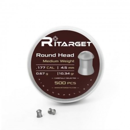 رصاص صتم ريتارجت عيار 4.5 مم وزن 10.34 جرين - 500 طلقة ثقيلة ودقيقة