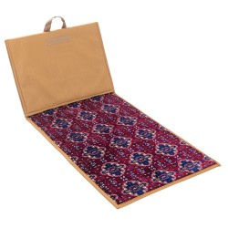 الرماية - جلسة بر تراثية مقاس (200×68)سم - طراز شعبي أحمر مع شنطة