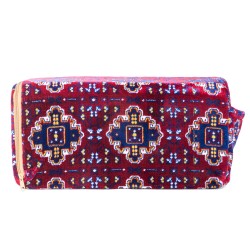 الرماية - تكاية تراثية عنابي مقاس (24×24×50)سم - طراز شعبي مريح 