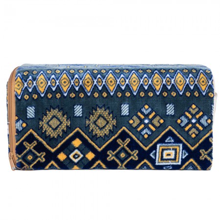 الرماية - تكاية يد تراثية أزرق وأبيض مقاس (22×22×45) سم - طراز شعبي مريح