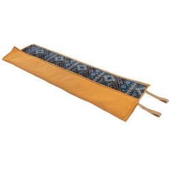 الرماية - فرشة (مدة) بر تراثية لون أزرق مقاس (220×100) سم