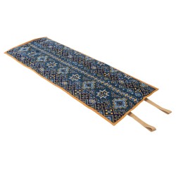 الرماية - طقم مدة مع 2 مركا رصاصي مخمل سعودي مقاس 70×200 سم  