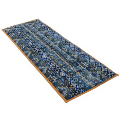 الرماية - طقم مدة مع 2 مركا رصاصي مخمل سعودي مقاس 70×200 سم  